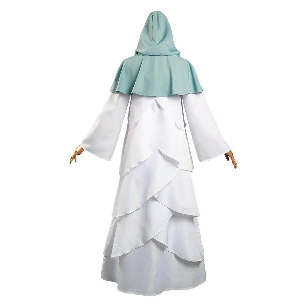 The Promised Neverland Mujika Cosplay Costume Long Robe Cloak Halloween Cape Carnival Outfit for Adults - Ecosfun