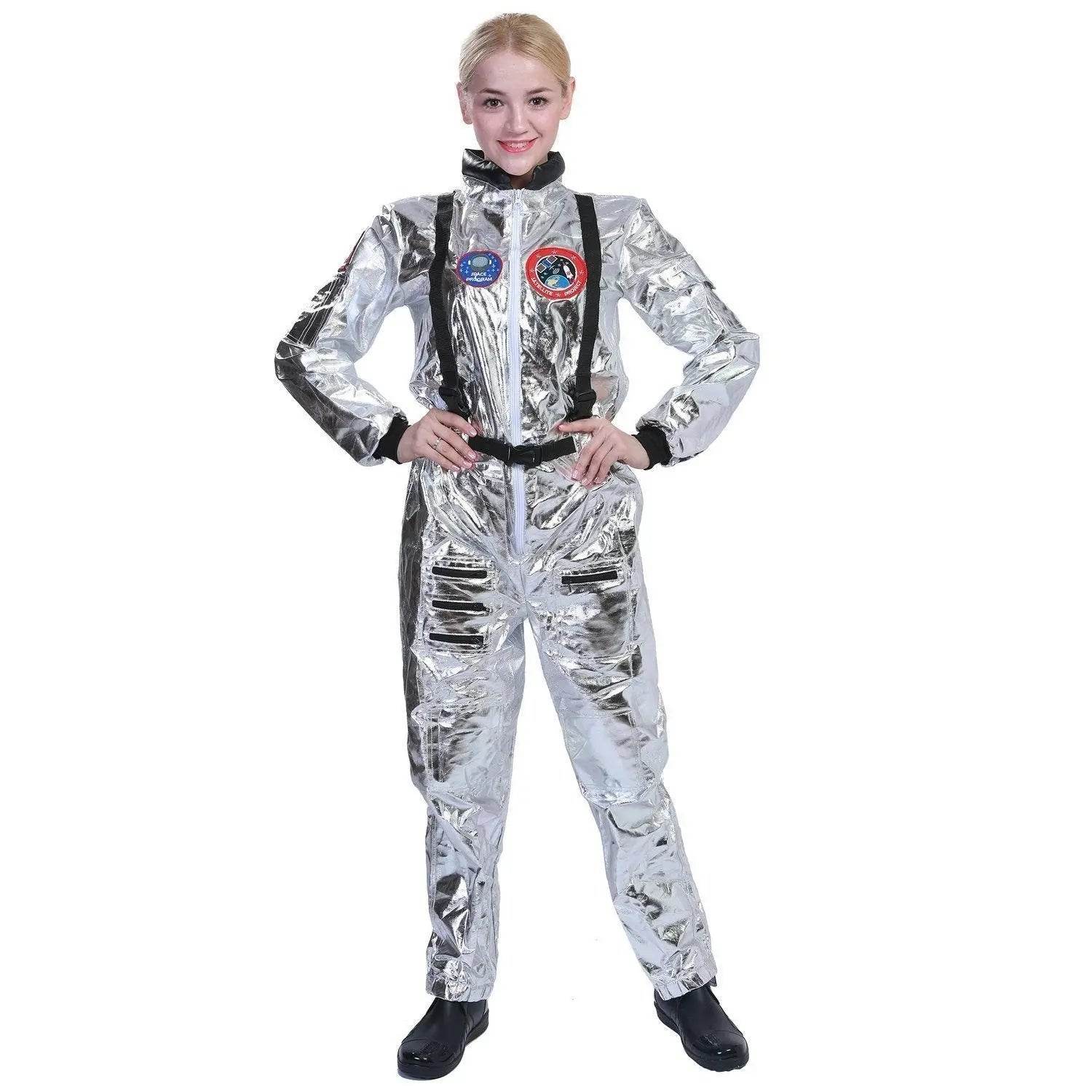 The Wandering Earth Astronaut Silver Pilot Family Couples Halloween Cosplay Costume - Ecosfun