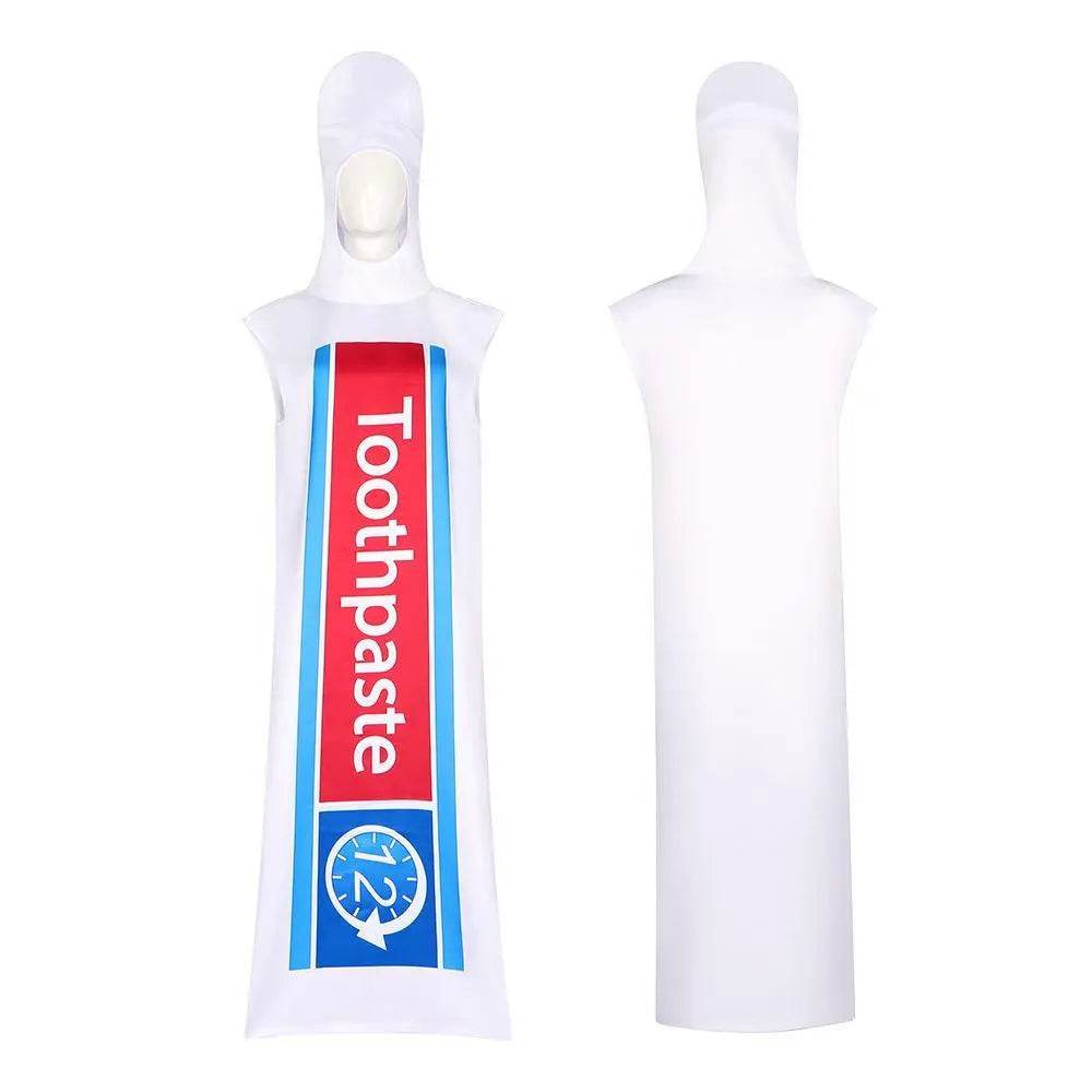 Toothpaste Toothbrush Funny Costume Halloween Cosplay For Adults - Ecosfun