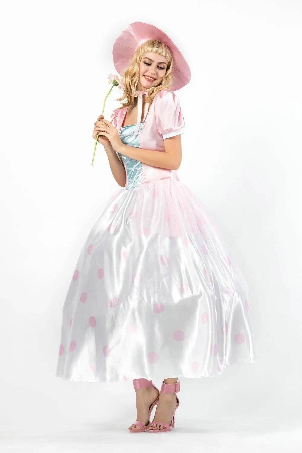 Toy Story 4 Adult Little Bo Peep Costume Cosplay Women Dress Halloween - Ecosfun