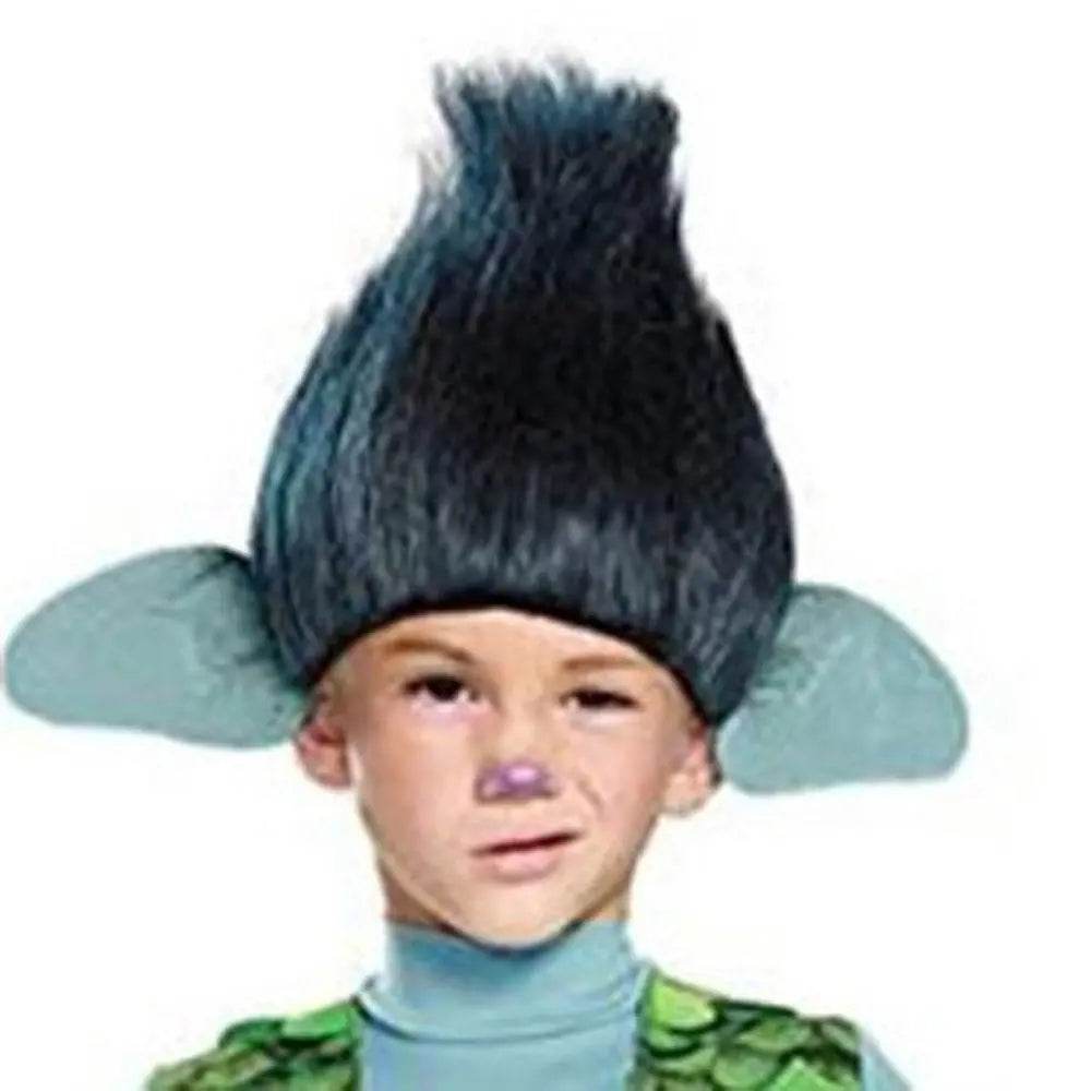 Trolls World Tour Boy's Branch Girl Poppy Costume Cosplay Halloween Fancy Dress Kids - Ecosfun