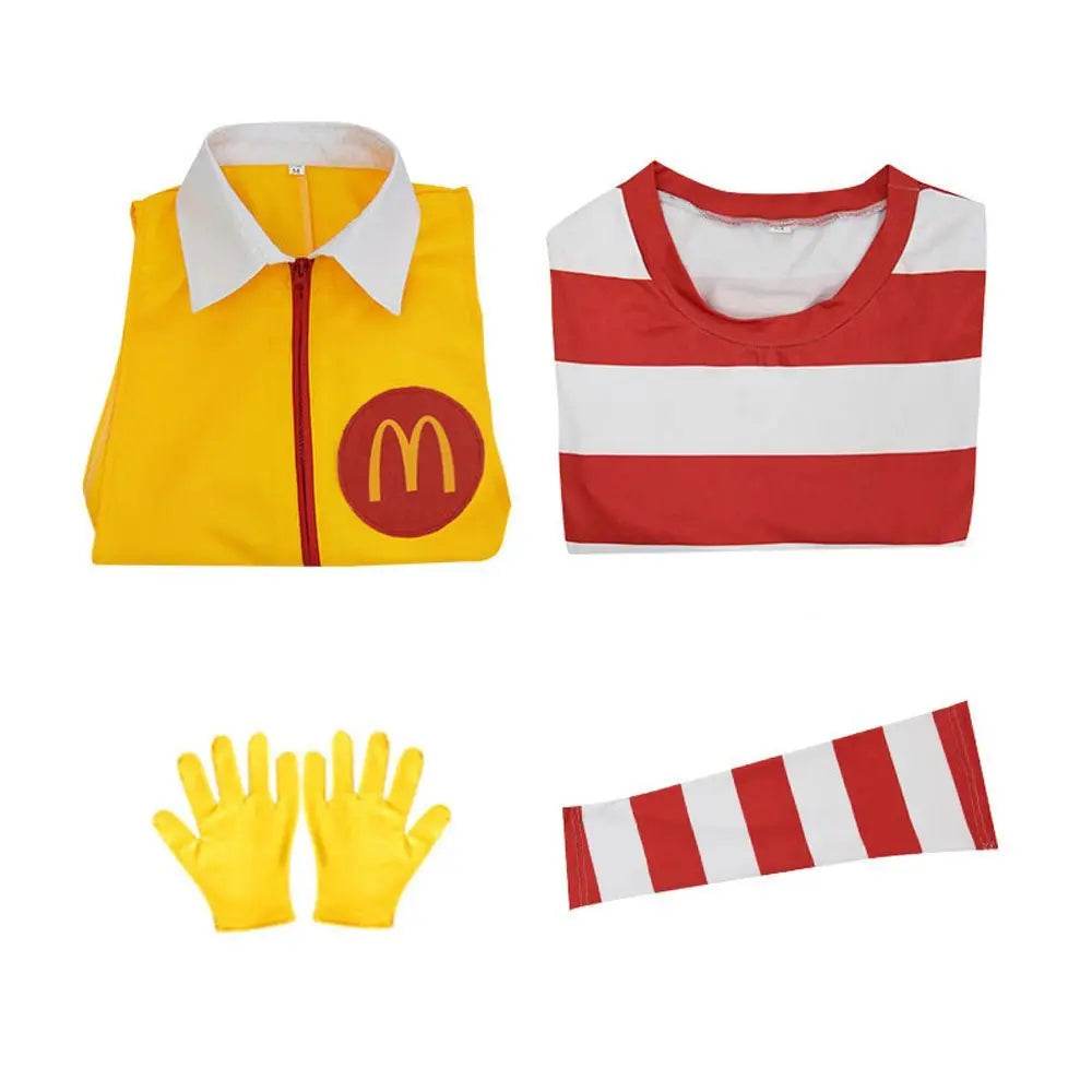 Uncle Ronald McDonald's Cos Costume Cosplay Uniform jumpsuits - Ecosfun