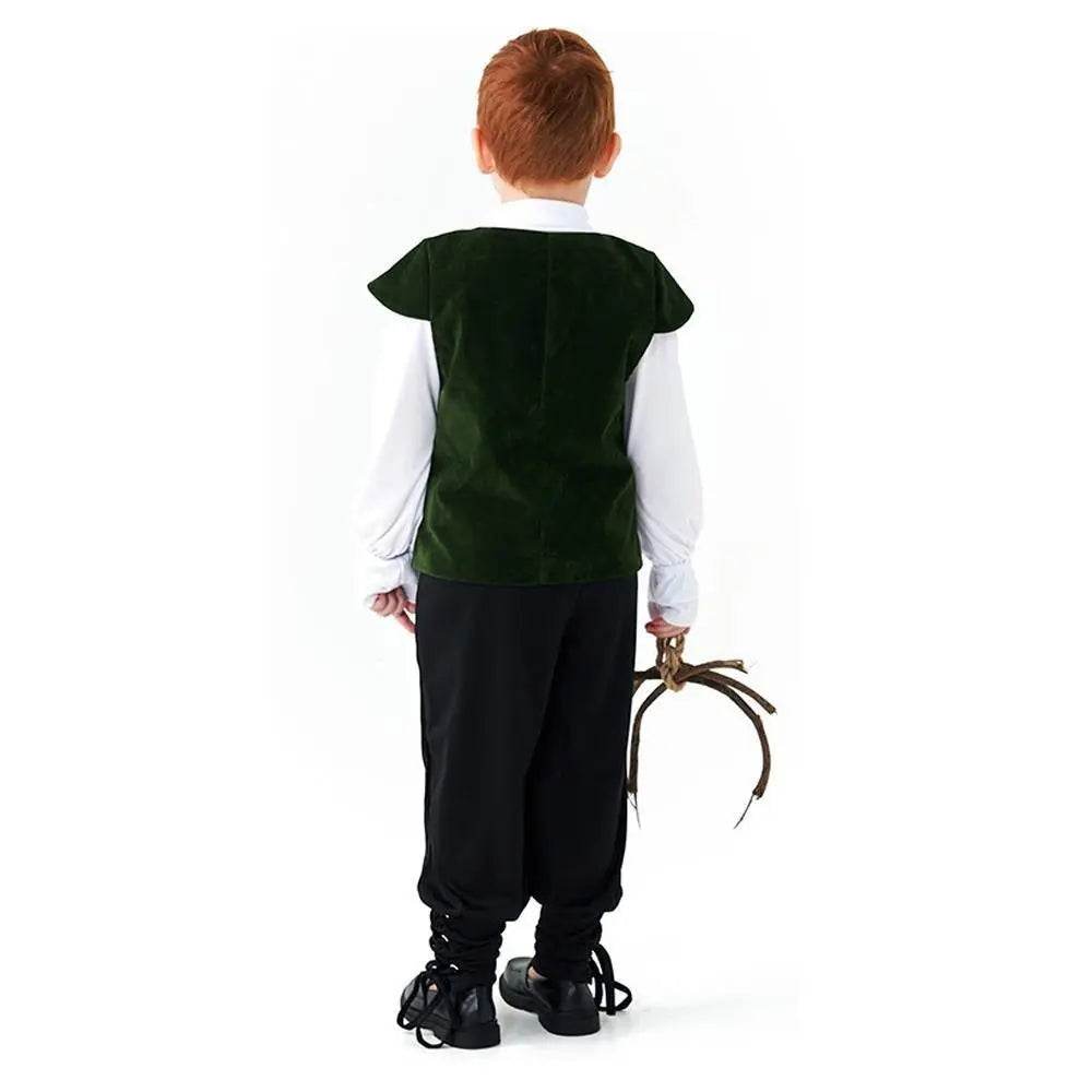 Vampire renaissance victorian pirate costume knight Children Halloween carnival for kids - Ecosfun