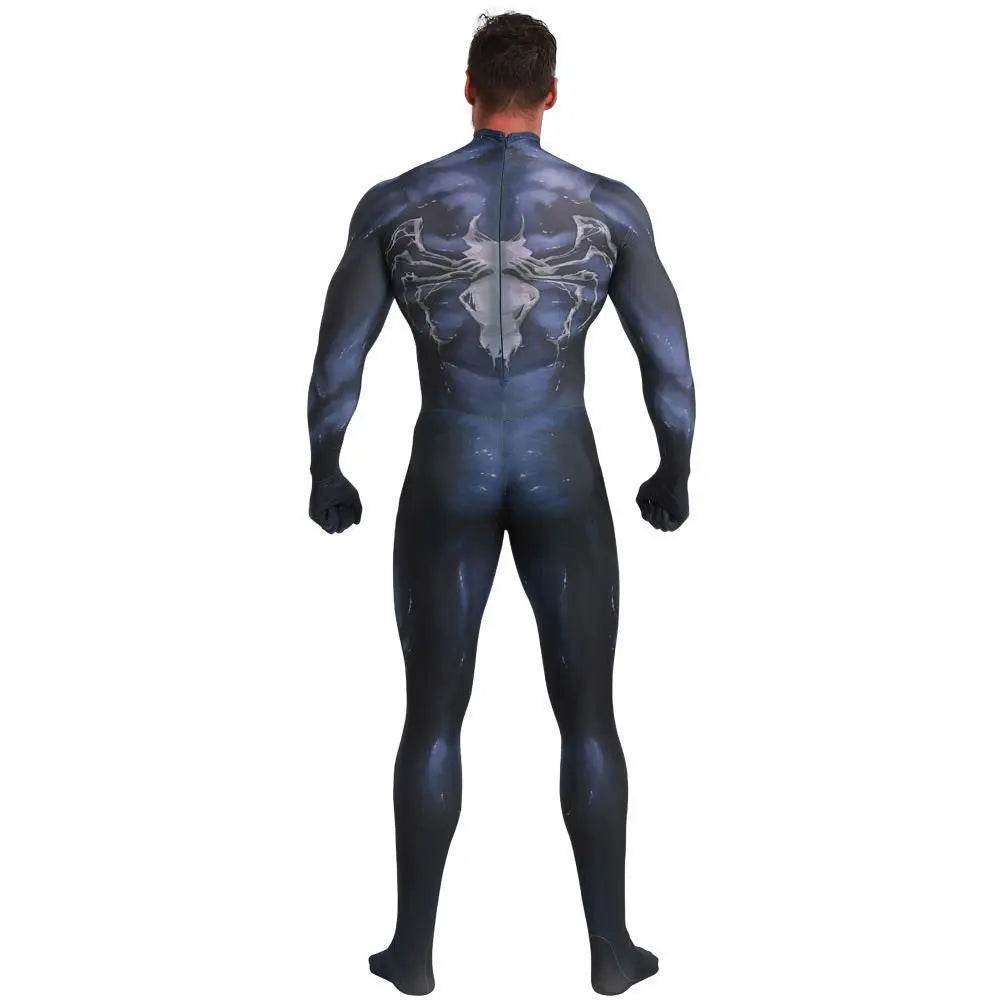 Venom Symbiote Eddie Brock Costume Spider Man Cosplay Jumpsuit For Adult kids - Ecosfun