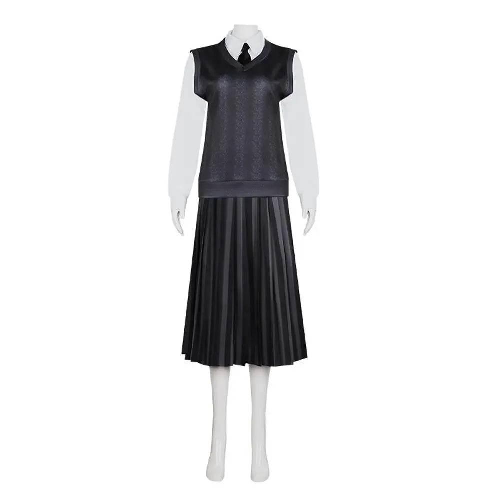 Wednesday Costume The Addams Family Cosplay Costumes Skirt Suit For Women - Ecosfun