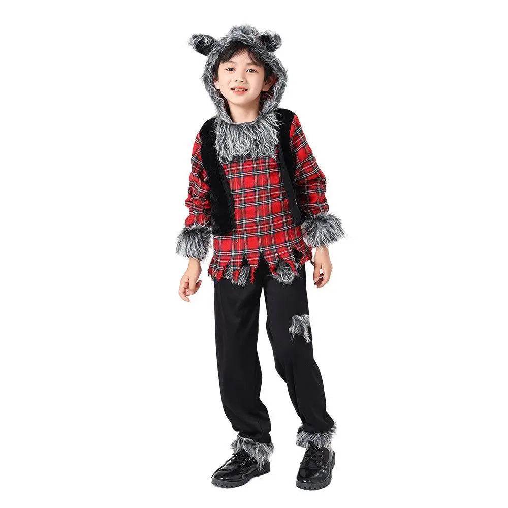 Werewolf Kid costume Halloween Child Cosplay Stage performance - Ecosfun