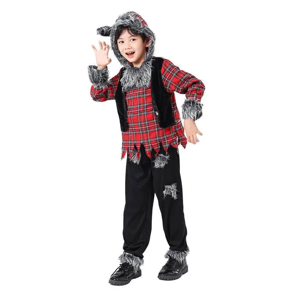 Werewolf Kid costume Halloween Child Cosplay Stage performance - Ecosfun