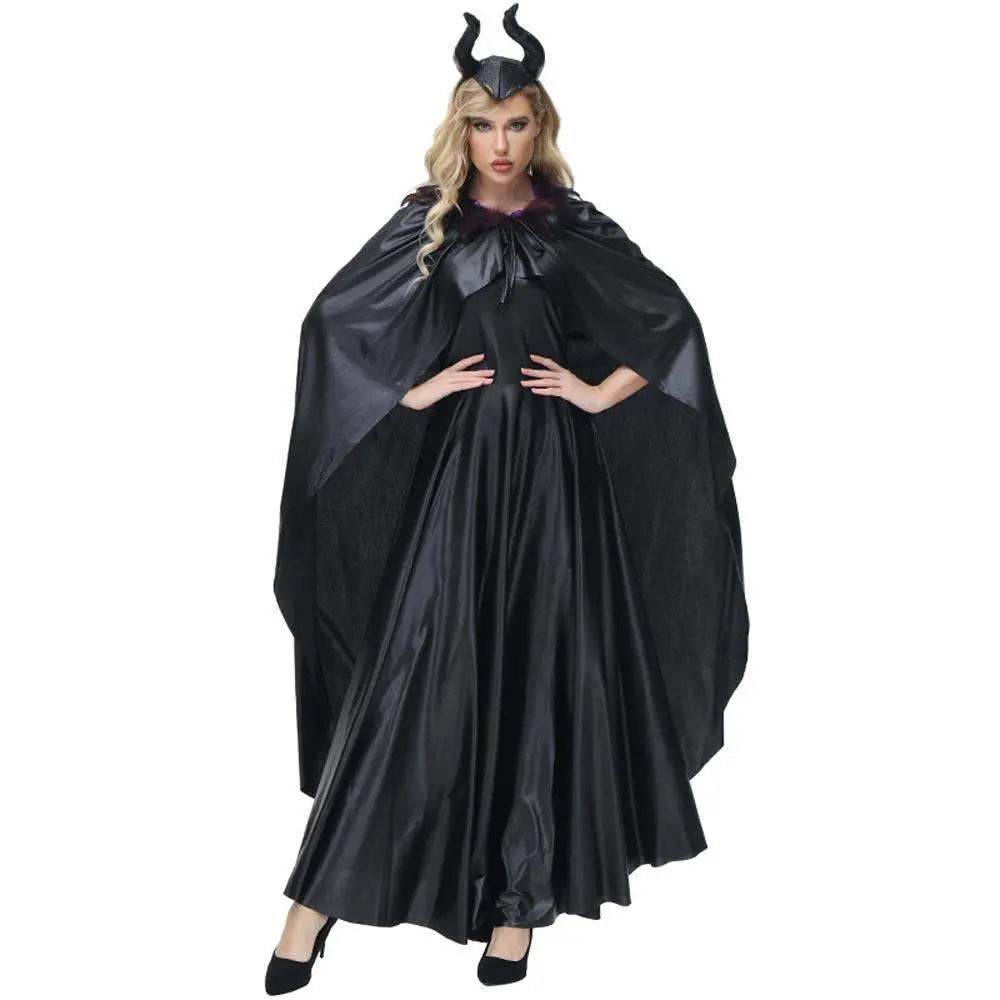 Women's Maleficent Dark Queen costume suit Cosplay Halloween Costumes for adult - Ecosfun