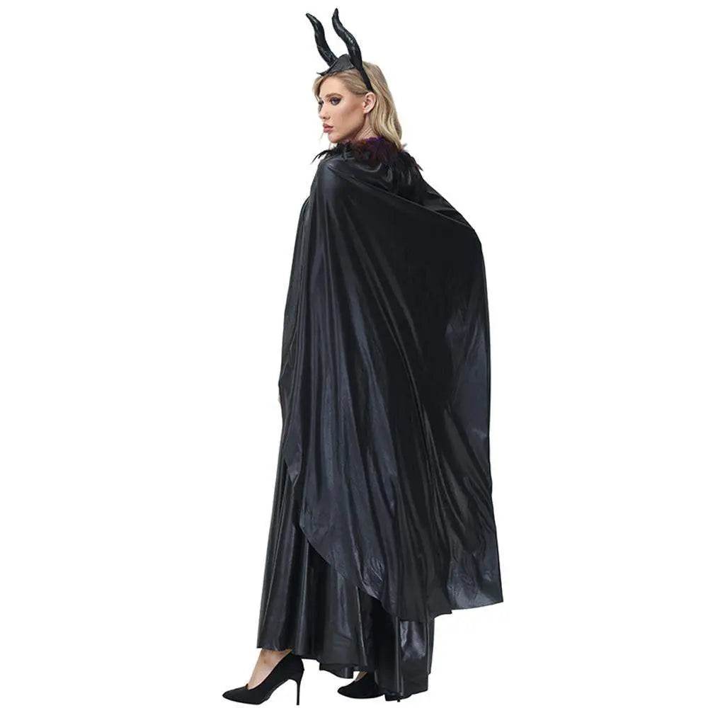 Women's Maleficent Dark Queen costume suit Cosplay Halloween Costumes for adult - Ecosfun