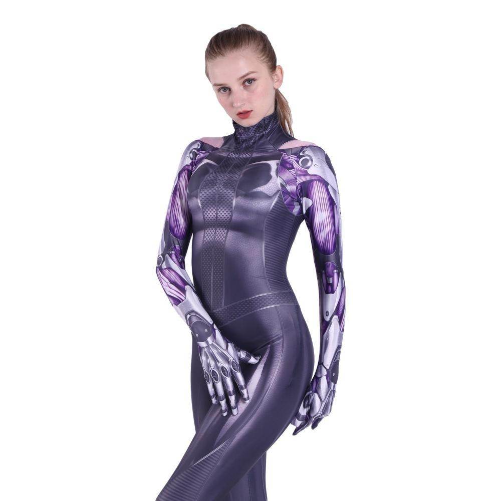 Alita Battle Angel 3D Print Cosplay Costume Adult Kids Jumpsuit for Parties Photoshoots - Ecosfun
