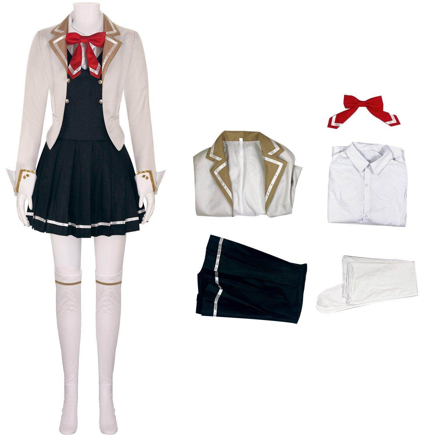 Alya Sometimes Hides Her Feelings in Russian Alisa Mikhailovna Kujou Maria Masachika Kuze Costume Dress Uniform - Ecosfun