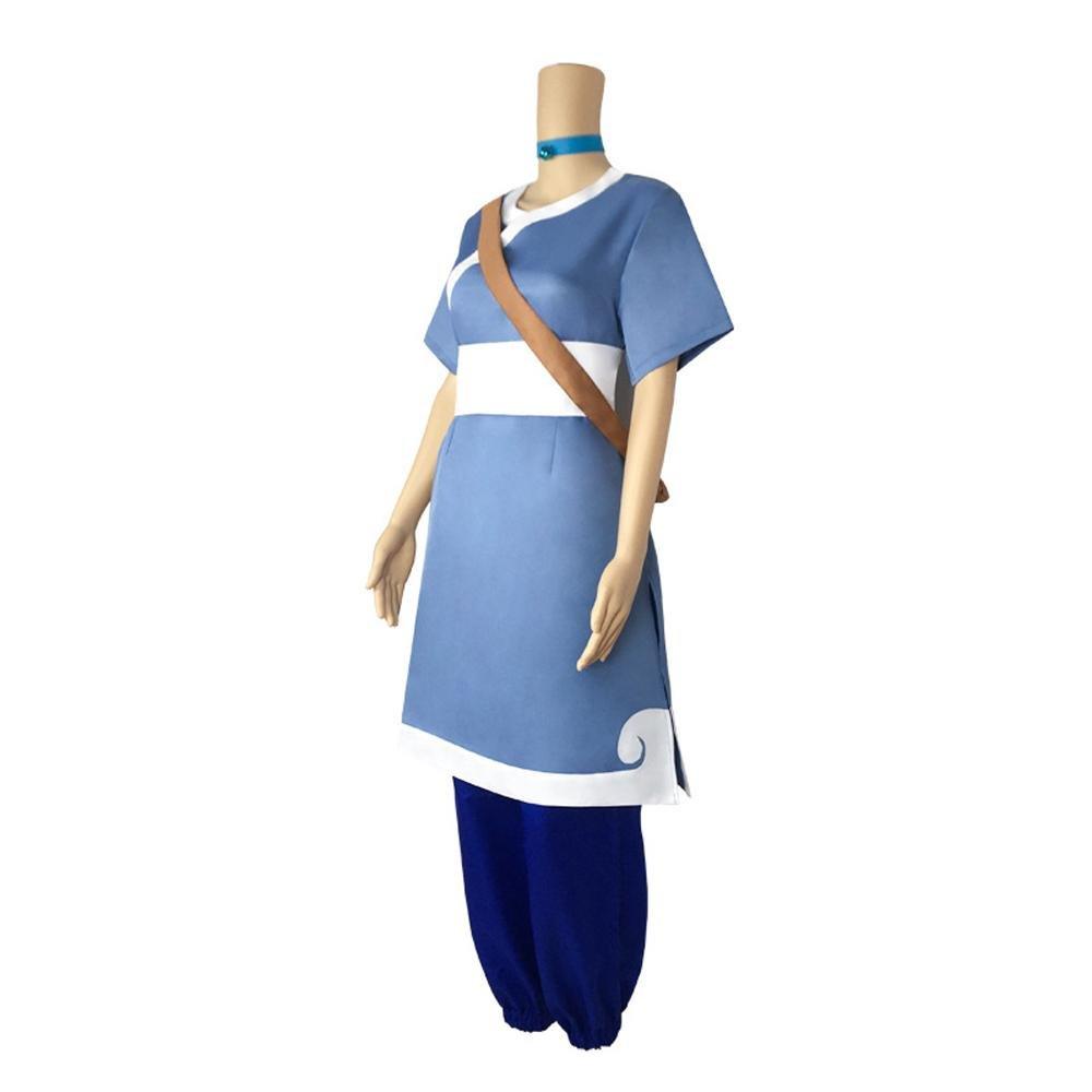 Anime Katara Avatar The Last Airbender Costume Party Carnival Cosplay Full Set - Pajamasbuy