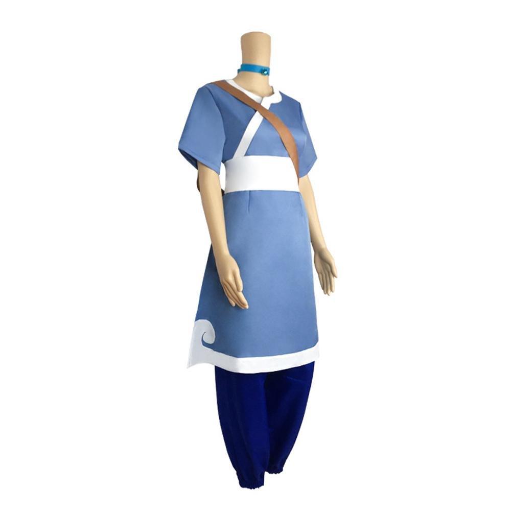 Anime Katara Avatar The Last Airbender Costume Party Carnival Cosplay Full Set - Pajamasbuy