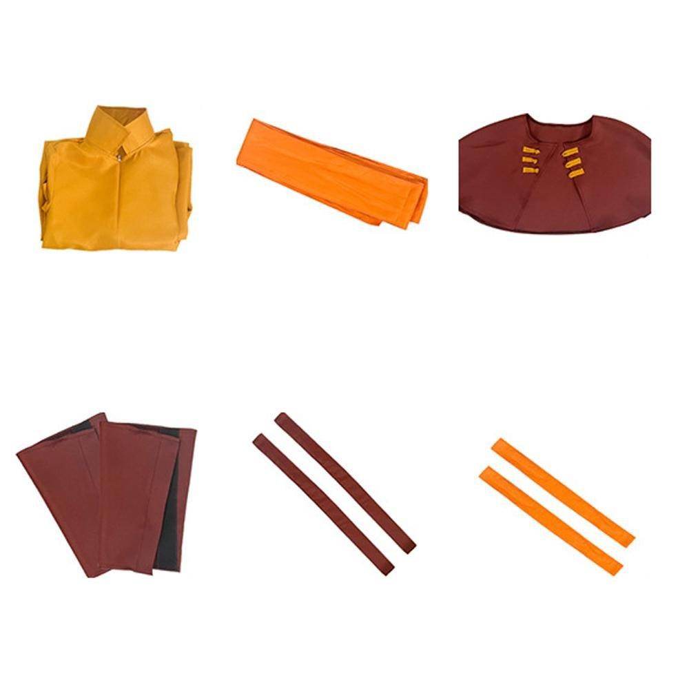 Anime Katara Bumi Aang Avatar The Last Airbender Cosplay Costume Adult Kids - Ecosfun