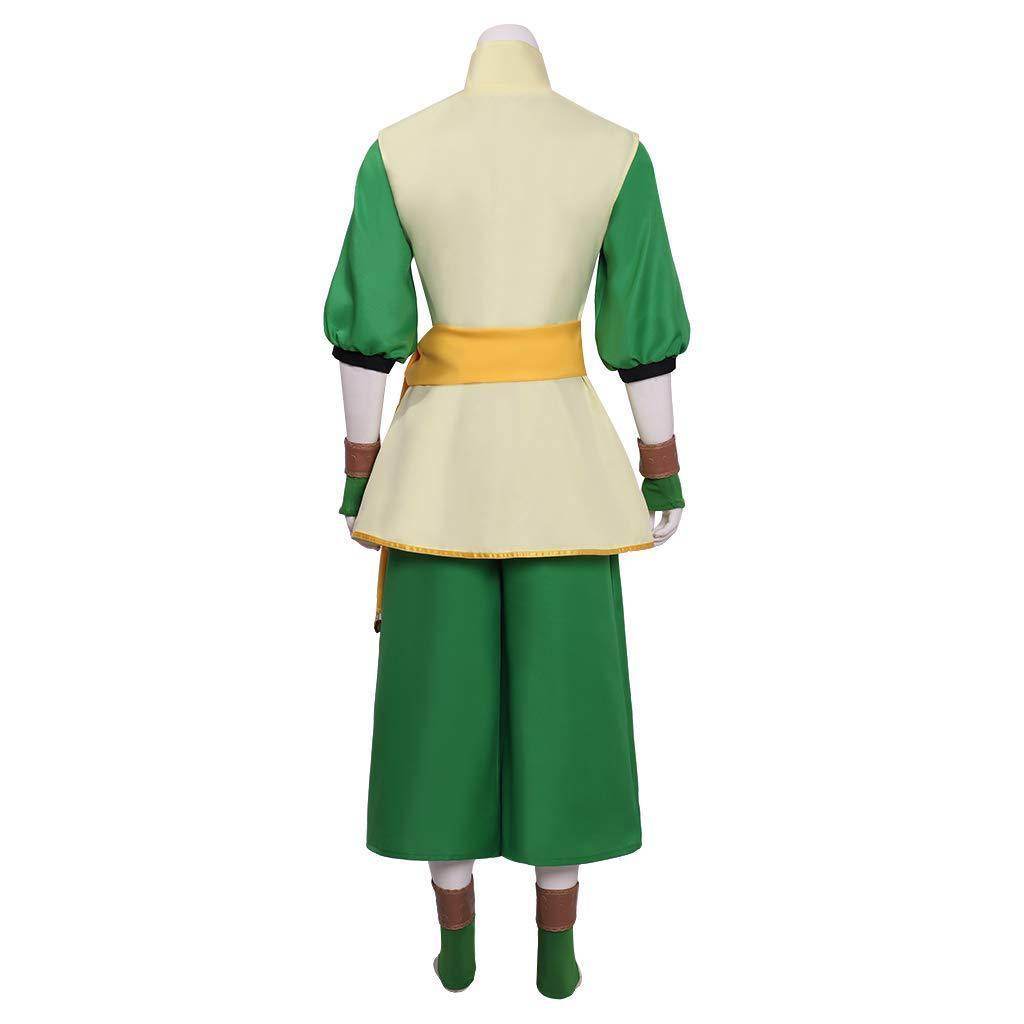 Anime Toph Beifong Avatar The Last Airbender Costume Party Carnival Cosplay Full Set - Ecosfun