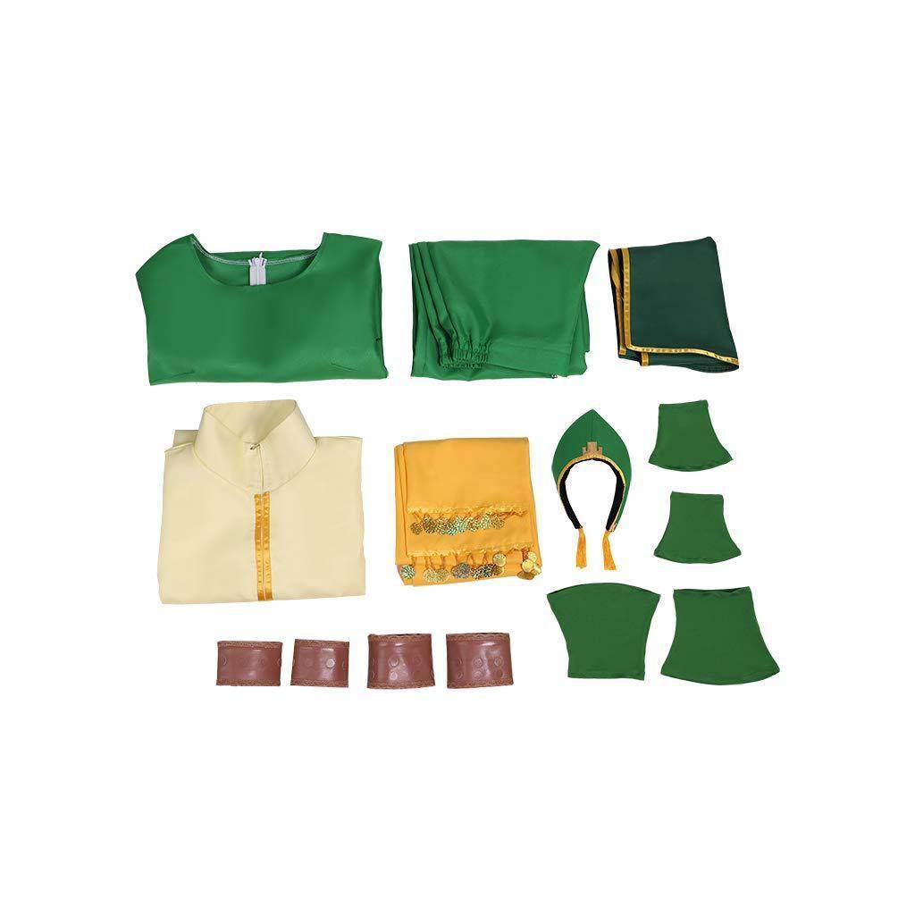 Anime Toph Beifong Avatar The Last Airbender Costume Party Carnival Cosplay Full Set - Ecosfun