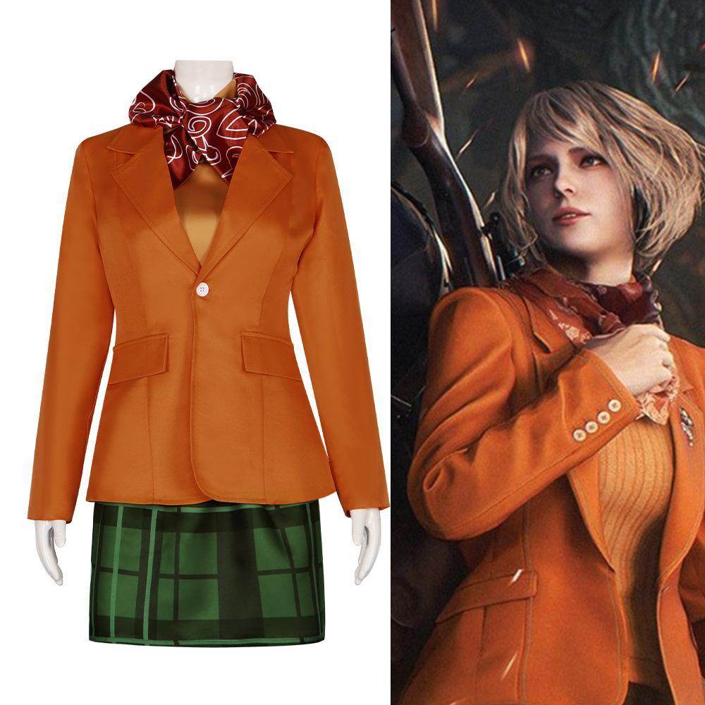 Ashley Graham Costume Resident Evil Game Cosplay Women - Ecosfun