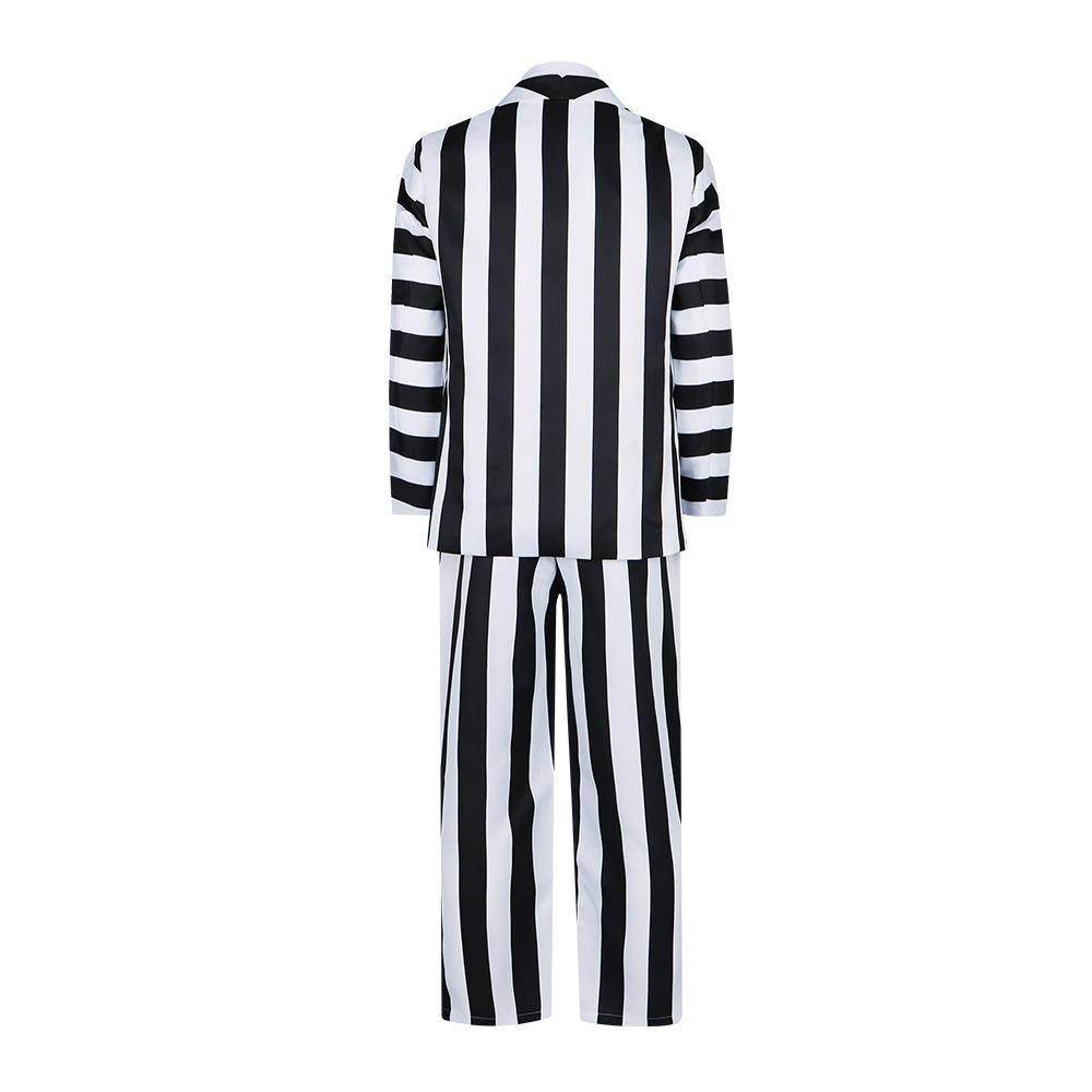 Beetlejuice 2 Michael Keaton Costume Party Halloween Suit - Ecosfun