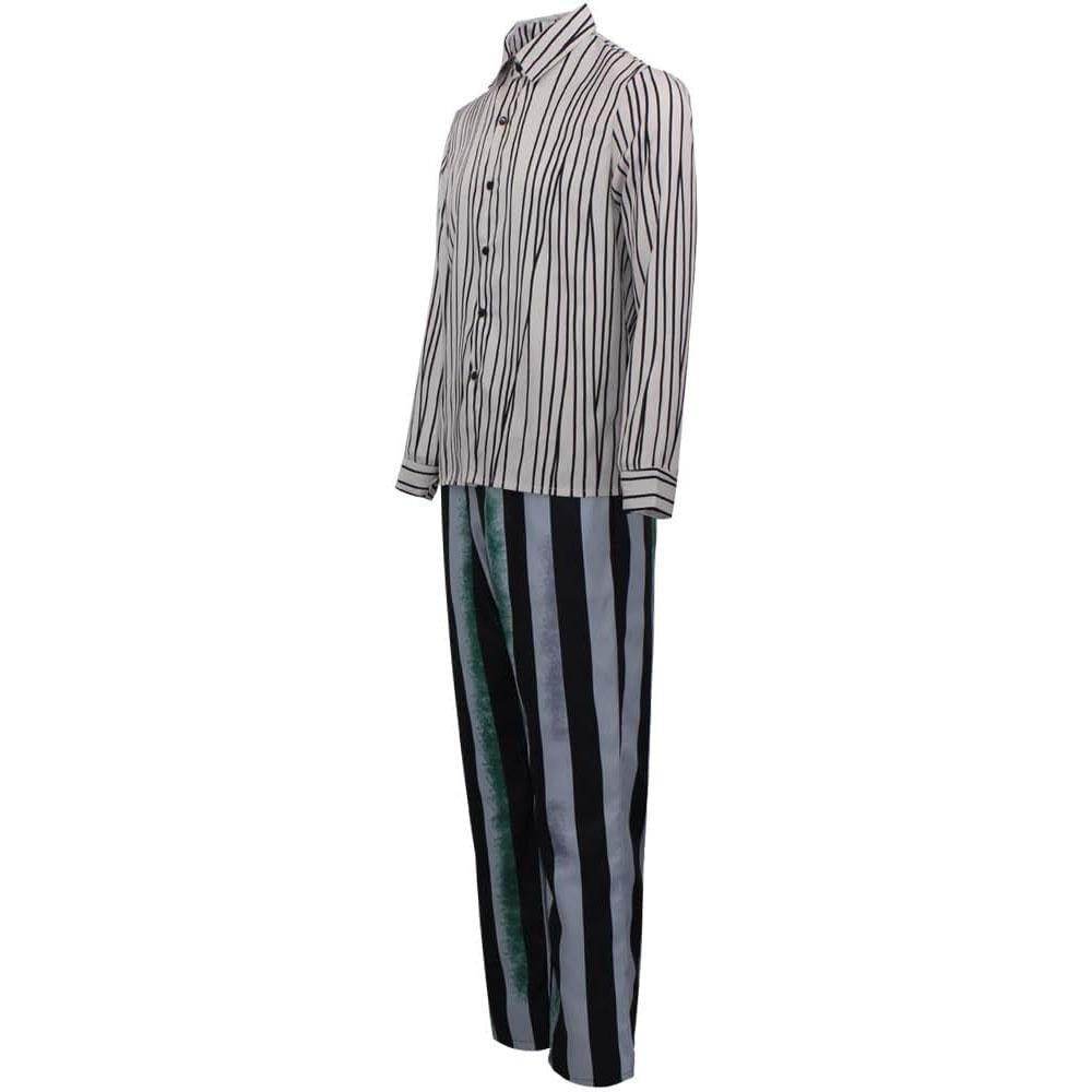 Beetlejuice 2 Michael Keaton Costume for men Party Halloween Suit - Ecosfun