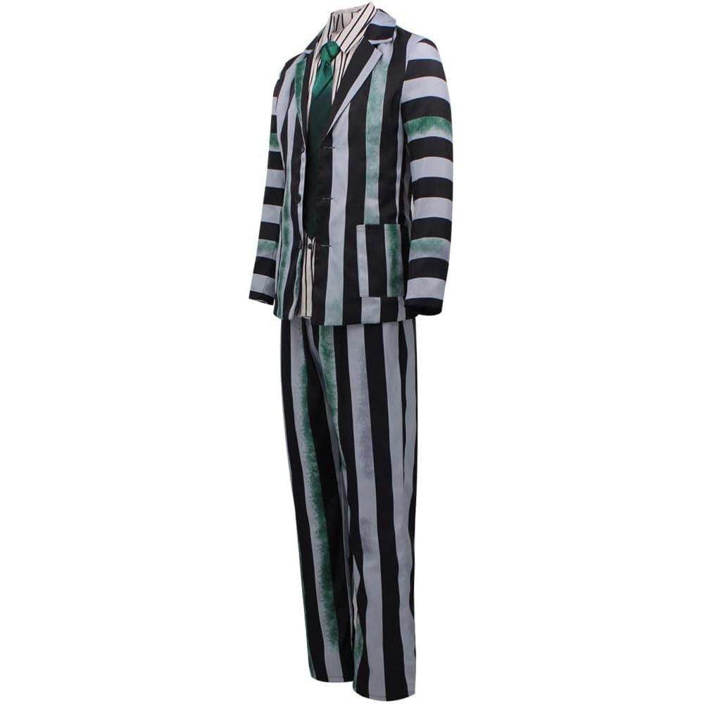 Beetlejuice 2 Michael Keaton Costume for men Party Halloween Suit - Ecosfun