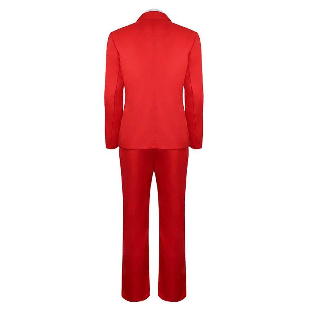 Beetlejuice 2 Michael Keaton Costume Red Suit for Men Kids Party Halloween - Ecosfun