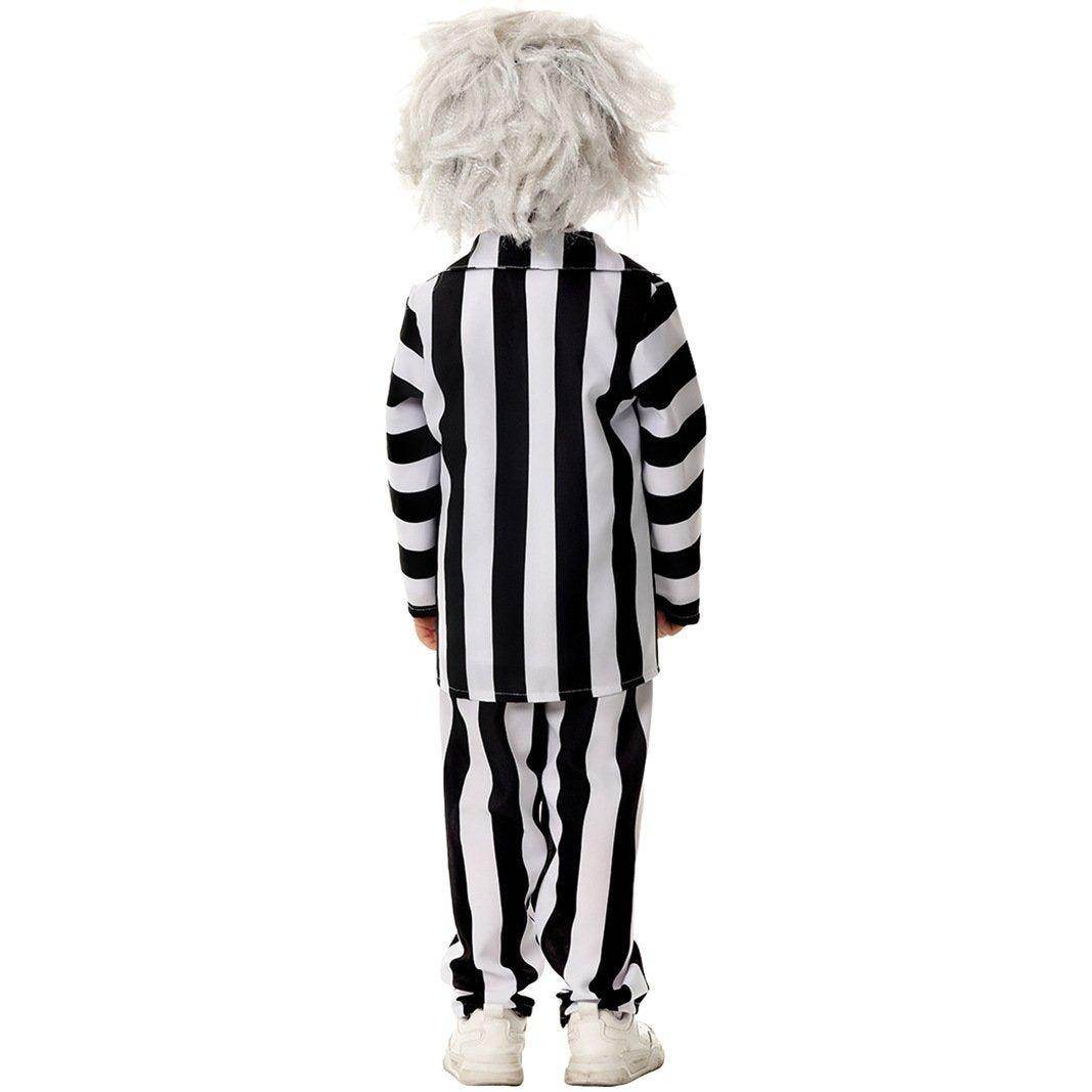 Beetlejuice Family Cosplay Costume Halloween Matching Outfits for Kids - Ecosfun