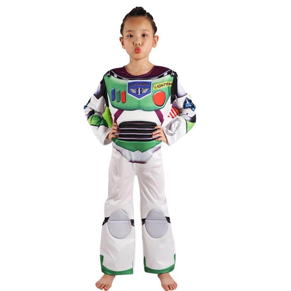 Buzz Lightyear Toy Story Carnival Cosplay Costume Set For Kids Boys With Mask Wing - Ecosfun