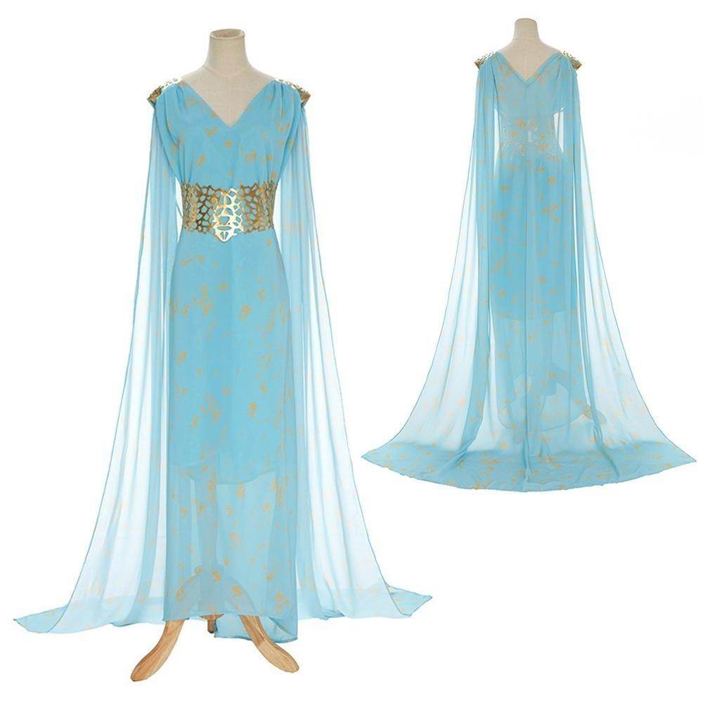 Daenerys Targaryen Costume Women party dress Game of Thrones - Ecosfun