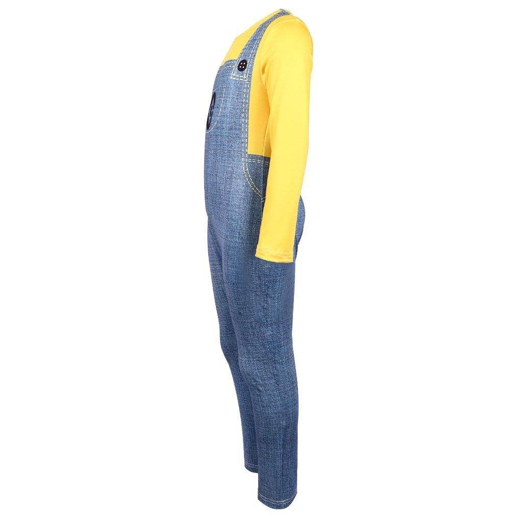 Despicable Me Minion Costume Cosplay Halloween Masquerade Party Halloween Full Set - Ecosfun