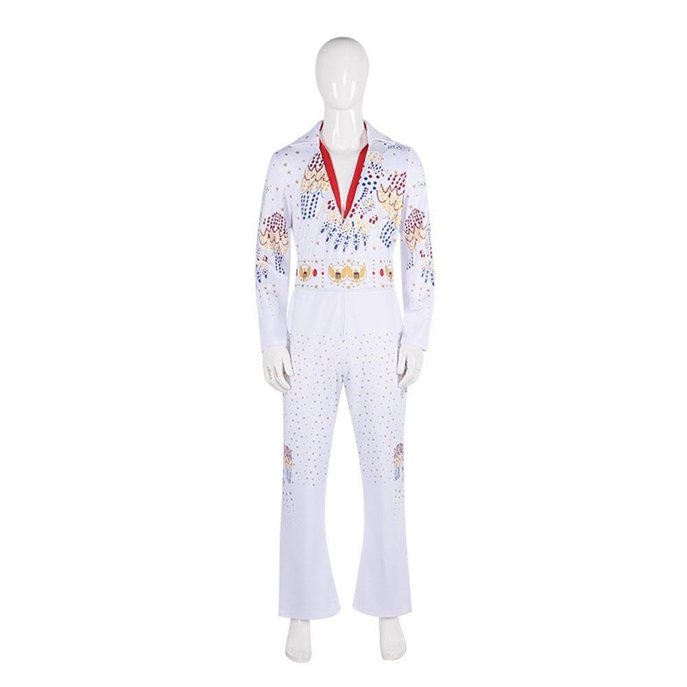 Elvis Presley Rock Singer Cosplay Costume for Halloween and Stage Performances Adult and Children - Pajamasbuy