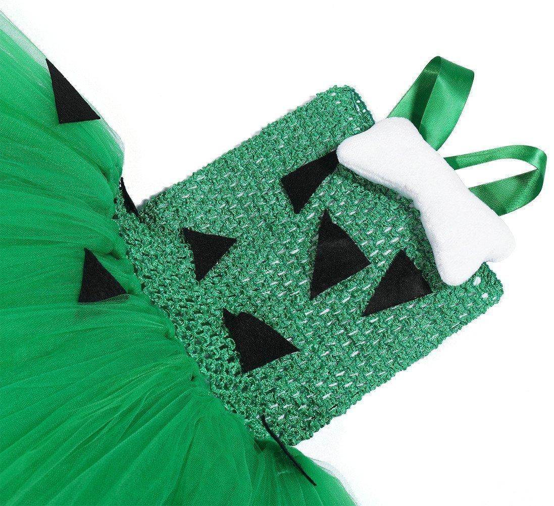 Funny Pebbles Flintstones Bone Tutu Dress for Baby Girls - Ecosfun