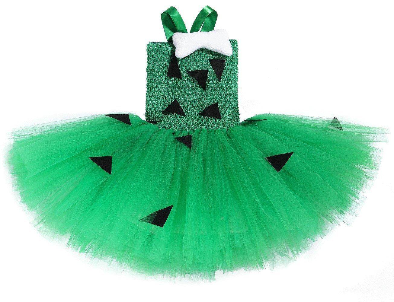 Funny Pebbles Flintstones Bone Tutu Dress for Baby Girls - Ecosfun
