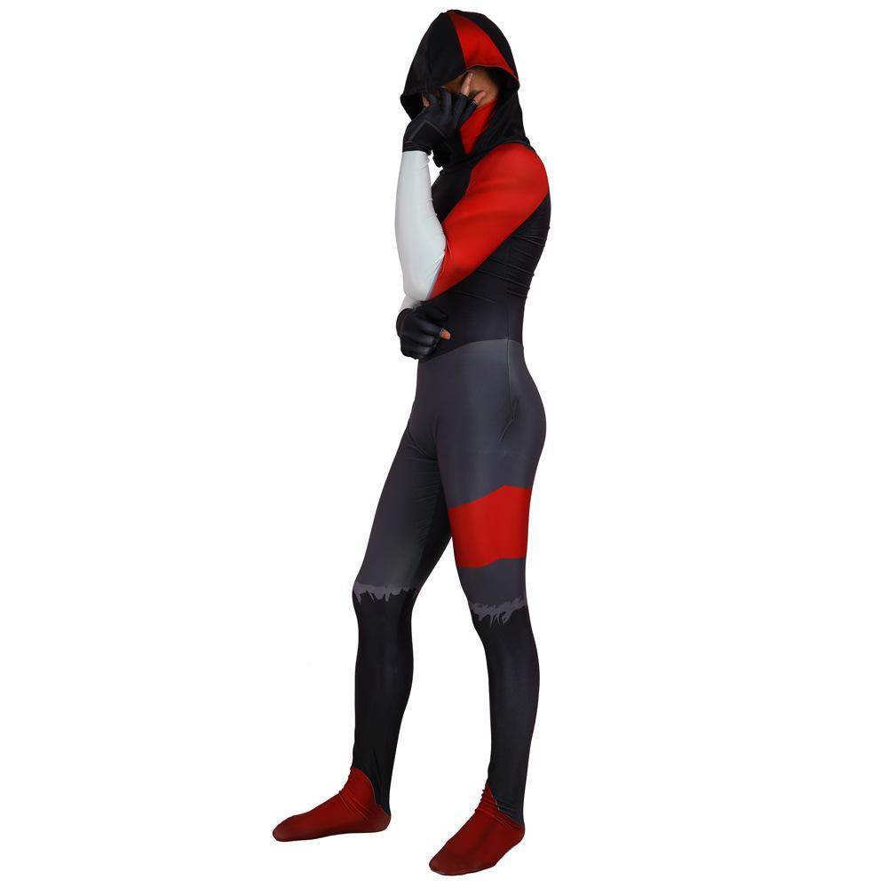Game Fortnite Ikonik Adult Jumpsuit Outfit Halloween Carnival Suit Cosplay Costume - Ecosfun