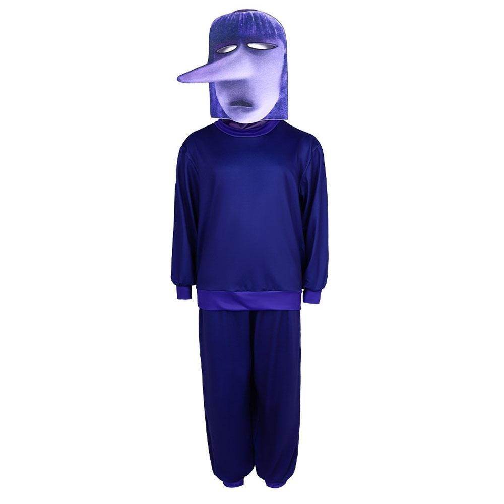 Inside Out 2 Ennui Costume Halloween Emotions Boredom Outfit Shirt Pant Suit For Kids Adult - Ecosfun