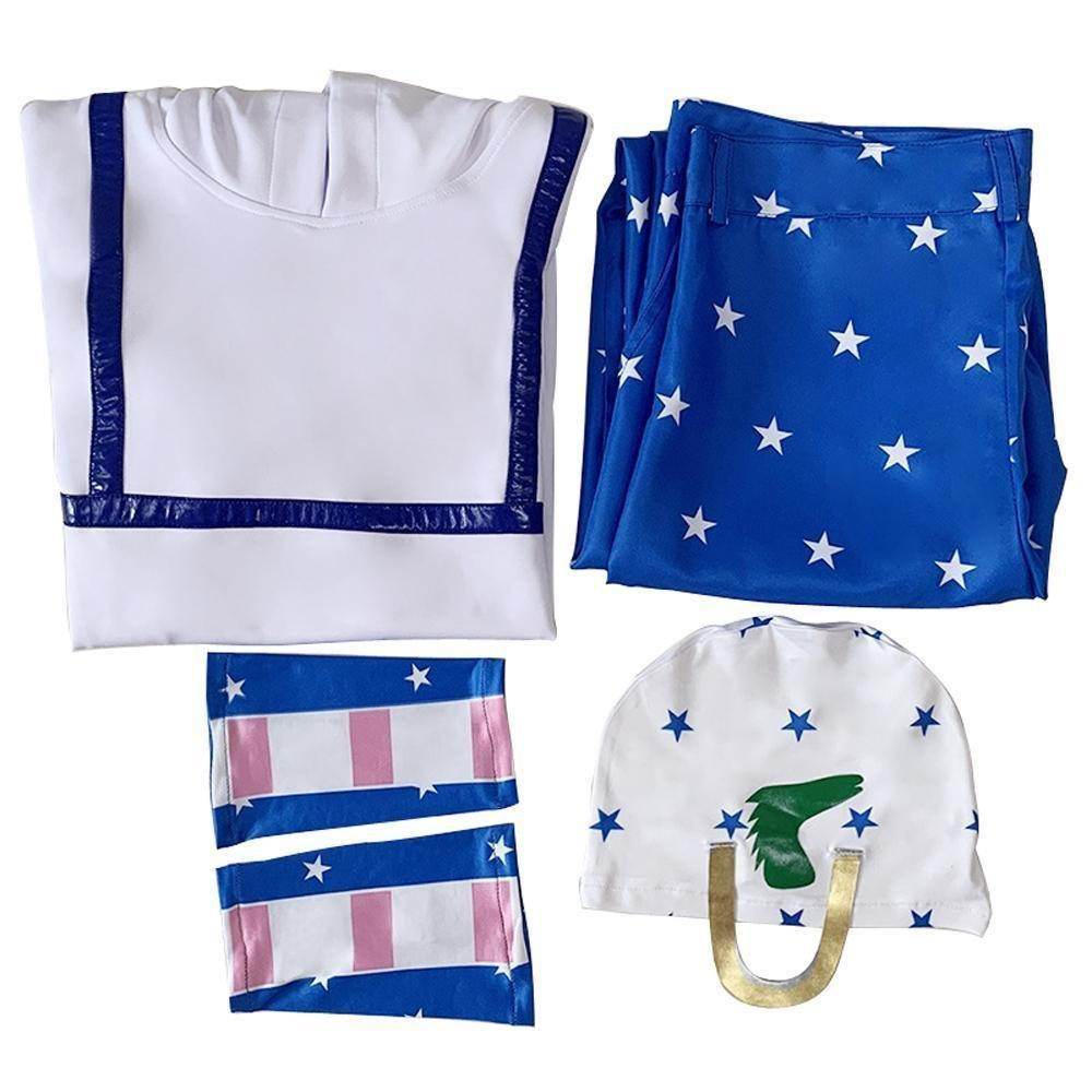JoJo's Bizarre Adventure Johnny Joestar Cosplay Costumes Anime Halloween Suit Outfit Sets Dress Up For Adults - Ecosfun