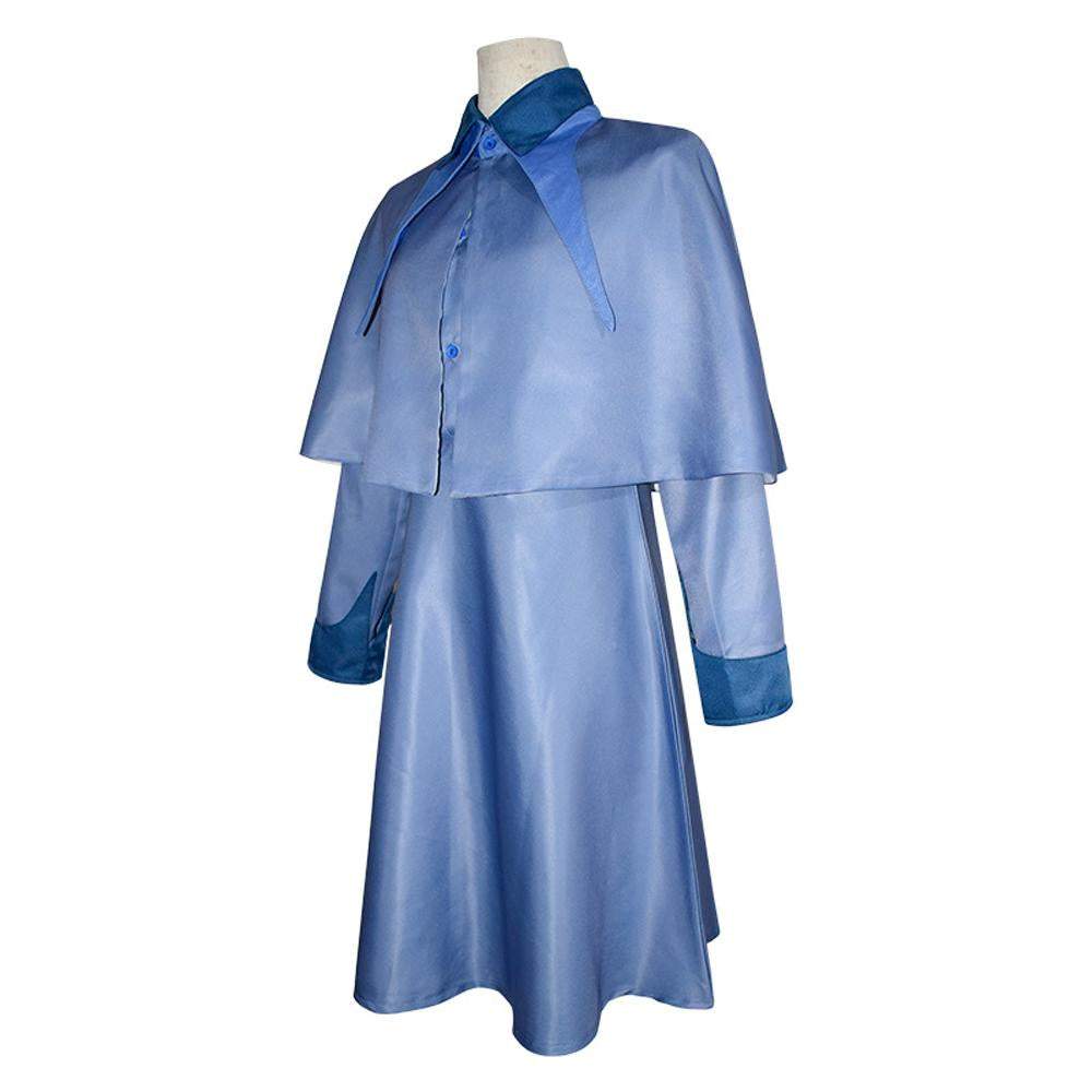 Harry Potter Costume Cosplay Beauxbatons School Uniform Fleur DE Kurt Costume for Girls Women