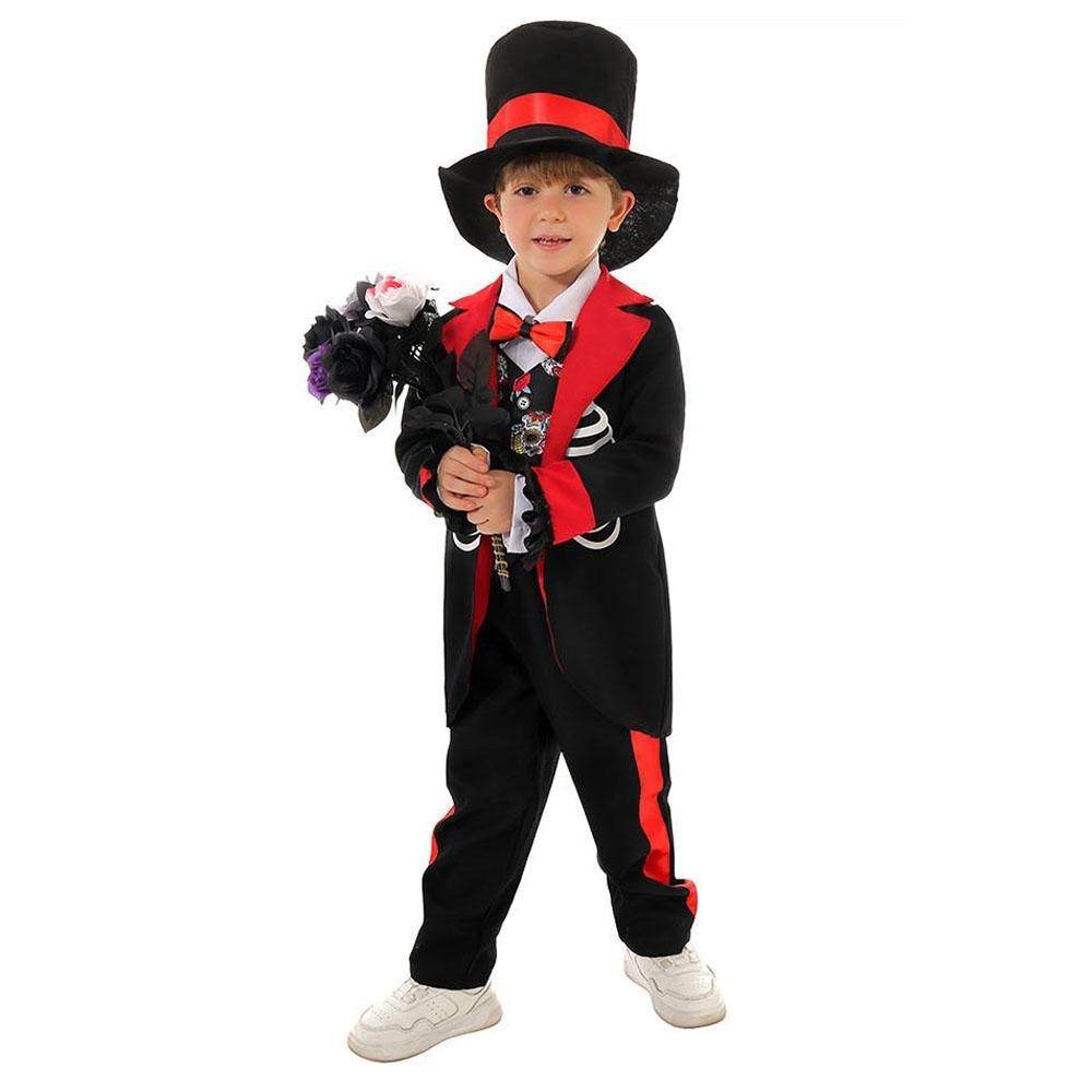 Kids' Day of the Dead Cosplay Costume Doomsday Revenant Halloween Party Outfit - Ecosfun