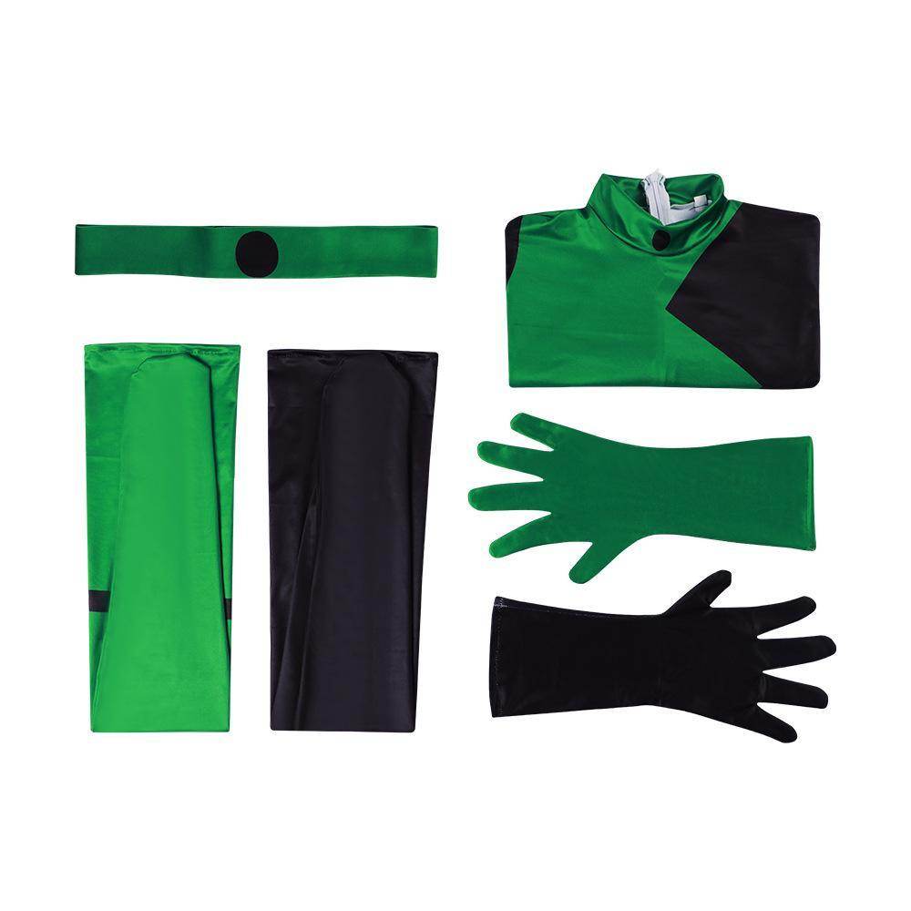 Kim Possible shego Costume Bodysuit Jumpsuit Swimsuit - Ecosfun