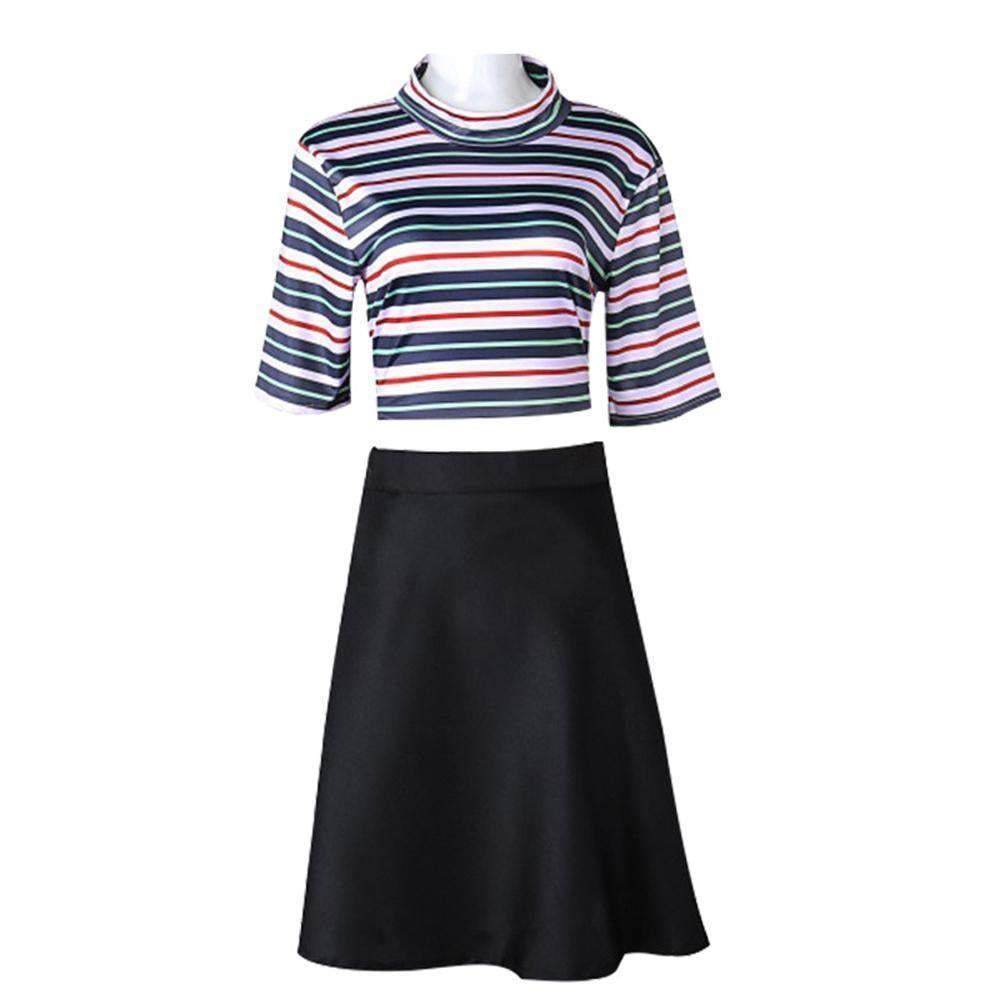 Manga Killing Stalking Yoonbum Cosplay Costume Casual T-Shirt Skirt Halloween Carnival Uniforms Party Dress for Women - Ecosfun