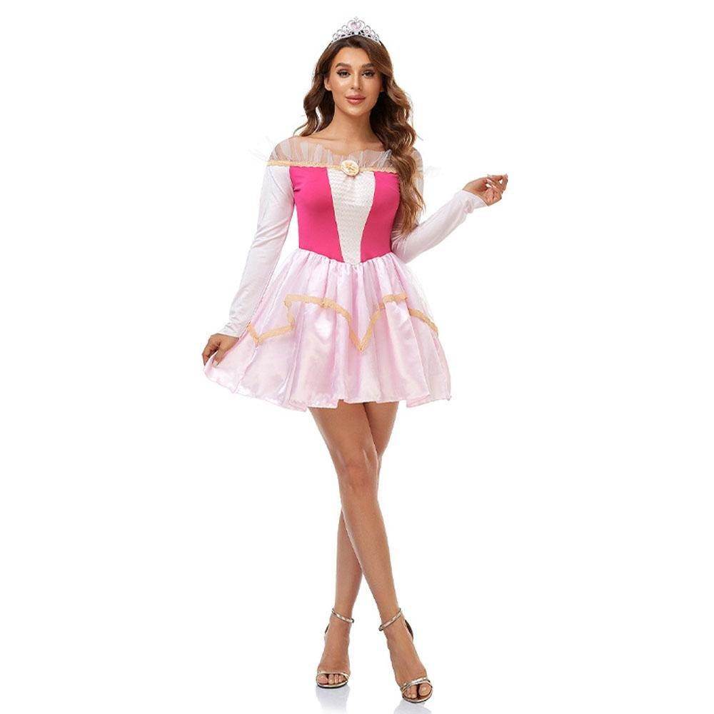 Naughty Napping Sleeping Beauty Aurora Princess Halloween Costume - Ecosfun