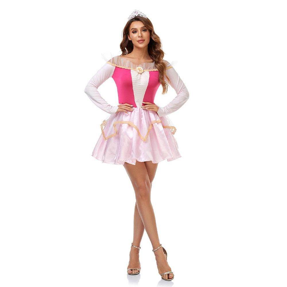 Naughty Napping Sleeping Beauty Aurora Princess Halloween Costume - Ecosfun