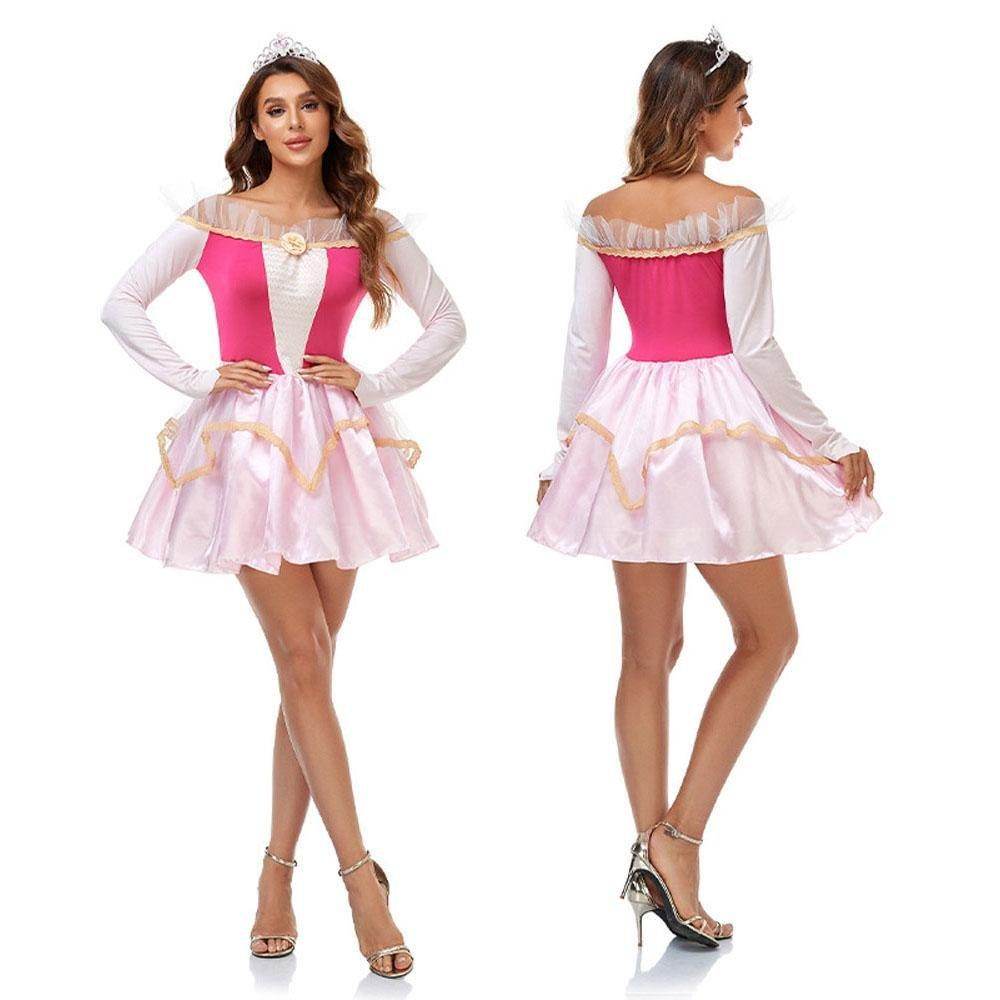 Naughty Napping Sleeping Beauty Aurora Princess Halloween Costume - Ecosfun