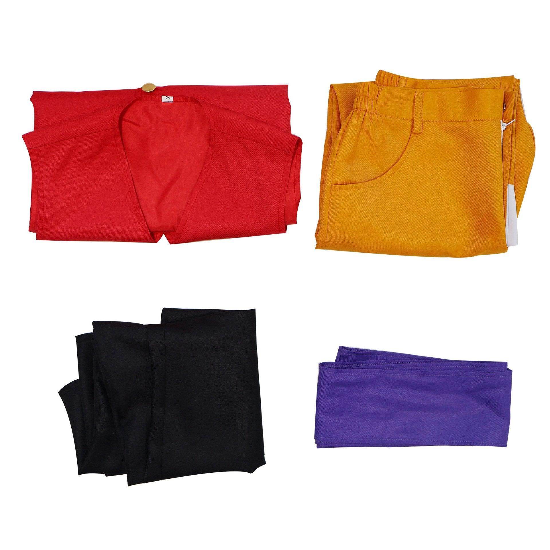 one picece luffy costume Anime Cosplay with straw hat Whole Set - Ecosfun