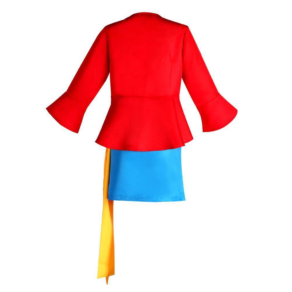 One Piece Wano Country Anime Monkey D. Luffy Costume Party Carnival Cosplay Full Set - Ecosfun