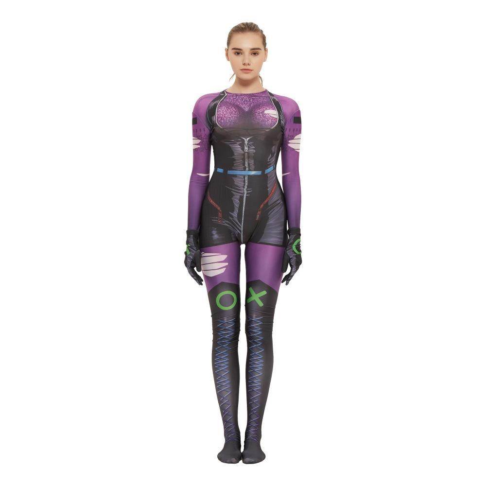Punchline Alexis Kaye Cosplay Costume Joker's New Girlfriend Jumpsuit - Ecosfun