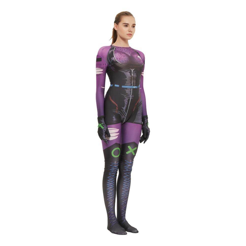 Punchline Alexis Kaye Cosplay Costume Joker's New Girlfriend Jumpsuit - Ecosfun