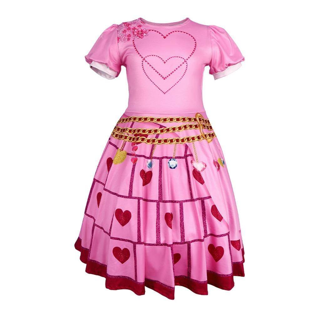 Red from Descendants 4 Queen Of Hearts Costume Jumpsuit For Kids - Ecosfun