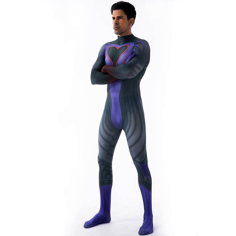 Replica Riku Costume Cosplay Halloween Jumpsuit Anime Tights Suit Zentai For Adult Kids - Ecosfun