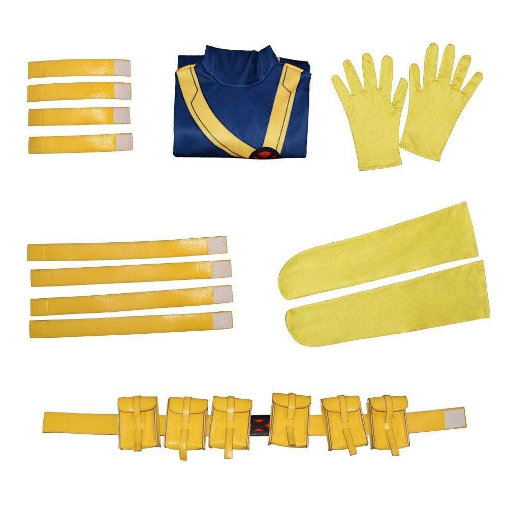 Scott Summers X-Men Cosplay Costumes Carnival Party Outfits Full Set For Adult - Ecosfun