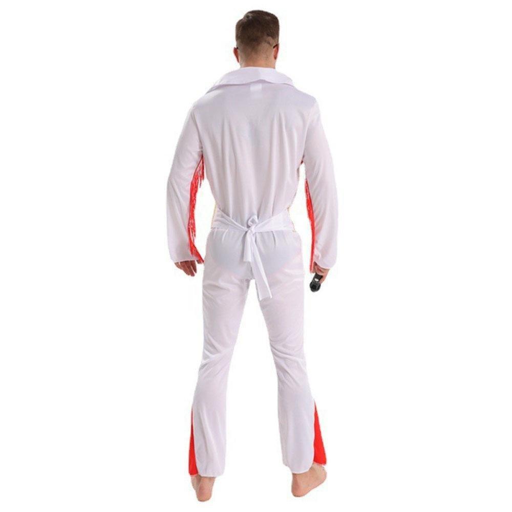 Singer Elvis Presley 80s Costume Outfits Vintage Carnival Masquerade Halloween for Men - Pajamasbuy